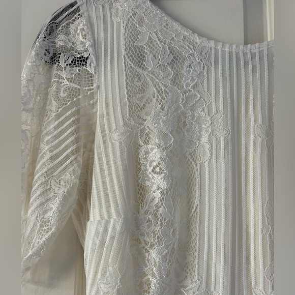 For Love and Lemons white lace cotton blend San Marcos dress - Picture 5 of 6